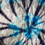 Free People  Serious Swagger Tie Dye Velvet Skirt Photo 8