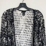 Maggie Barnes Open Front Art To Wear Cardigan 2X Photo 1