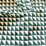 Mikoh Hinano Plunge Neck One Piece Swimsuit in Green White Triangles Size S Photo 6