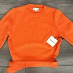 superdown Iris Cutout Back Orange Long Sleeve Knit Sweater Size Large Photo 6