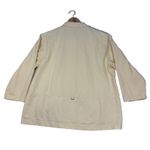 Vtg Nino Wong Womens Jacket Butter Yellow 3/4 Sleeve Cottage Artsy Pockets Sz 2X Photo 7