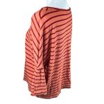 Madewell NWT Sweet Dahlia Oversized Orange Red Striped Bell Sleeve Tee Shirt Top Photo 3