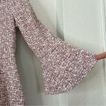 Anthropologie  Maeve Susie Tweed Bell Sleeve Swing Mini Dress Size Small Photo 4