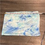 American Eagle  Blue Tie-Dye Bandeau Tube Top Size Medium Photo 5