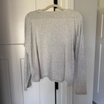 Eileen Fisher  Gray lightweight Sweatshirt Pullover Long Sleeve Photo 3