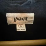 PACT Sustainable Corduroy‎ Bomber Jacket Size Small NWOT Black Streetwear Photo 2