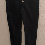 CAbi  Sapphire Blue Button Fly Skinny Velvet Pants Size 2 Photo 0