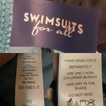 NWT Swimsuits for All Womens Swim Bikini Bottom Blue Green Size 10 Photo 6