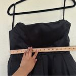 House Of CB  Contessa Black Strapless Satin Corset Midi Dress‎ NWOT size L Photo 7
