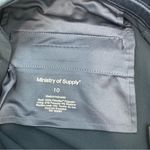 Ministry Of Supply Kinetic Pull On Pant Slate Blue Stretch Tapered Size 10 Photo 7