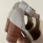 Jack Rogers Cameron Suede Open Toe Bootie in Dove Grey 7.5 Photo 6