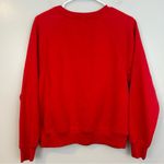 Old Navy NWT  'Real Good' Red Pullover Unisex Sweatshirt Size Small Photo 5