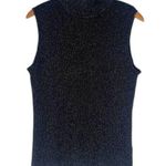212 Collection Black Metallic Sparkle Sleeveless Sweater Tank Size XL Photo 0