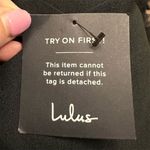 Lulus NWT  Dramatic Fanatic Black Strapless Tulle Trumpet Maxi Dress Size S Photo 9