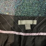 Ann Taylor Y2K Black Wide Leg Pinstripe Retro Pants Baggy SZ 4 High Rise Casual Photo 12