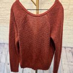 Aerie  Rust Colored Twist back sweater size small Photo 3