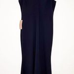 BHLDN Jones Maxi Formal Crepe Dress Midnight Blue – Size 16 (New with Tags) Photo 0
