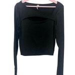 Cycle House Dyna Cross Front Long Sleeve Top Size XL Black Photo 0