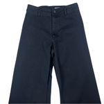 ZARA Wide Leg High Rise Black Denim Jeans Photo 5