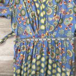 Diane Von Furstenberg  Gaines belted printed crepe de chine maxi dress Size 4 Photo 6