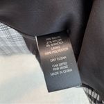 Carolina belle Classic  Black & White Plaid Open Front L Jacket Size L Photo 4