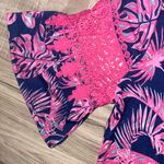 Simply Southern  Pink and Blue Tropical Leaf Top Photo 3