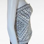 White House | Black Market WHBM Neutral Tribal Strapless Bustier Size 4 Photo 3