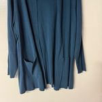 Lane Bryant  Cardigan Women Plus Size 22/24 Blue Open Front Pocket Long Sleeve Photo 3