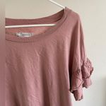 Current/Elliott Current/Elliot Ruffle Roadie Tee Burlwood Color (Size 1) Photo 2