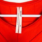 Anthropologie Tank Top XS Warm Orange Sleeveless Chevron Casual Cute Red Photo 3