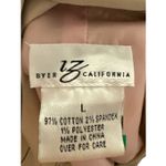 Vintage Y2K IZ BYER Womens sz L White Pink Pinstripe Button Blazer Mob Wife Work Size L Photo 3