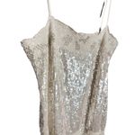 BHLDN NEW  Audrey Adele Sequin Mini Shift Dress Beaded Sequin Bridal‎ Large Photo 6