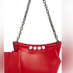 Alexander McQueen The Small Peak Leather Shoulder Bag, brand new Red,$3600 Photo 2