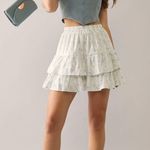 Francesca's Francesca’s Floral Skirt Photo 1