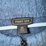 Point sur cable knit zip up Blue Size XL Photo 4