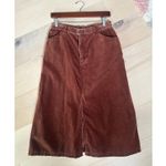 Lee Vintage 80s Jeans Corduroy Skirt Union Made Size M / 6 Classic Americana Photo 1