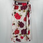 Kate Spade Swim Coverup Size M/L Skirt Floral Print Ruffle Wrap Sarong NWT Beach Photo 3