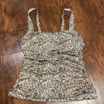 Athleta  Aqualuxe Batik Bra Swim Tank Photo 0