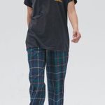 Urban Outfitters Paige Pleated Cropped Straight Leg Trouser Pant NWT Size XS Photo 3