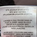 Sandro Houndstooth Sweater Black White Chunky Knit Oversized Women Medium Wool Photo 8