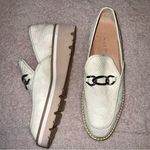 Donald Pliner , Size 7.5, Beige Reptile Platform Loafer Photo 3