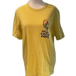 Uniqlo Yellow Short Sleeve Crew Neck Graphic Tee Kellogg’s Coco Pops Size Small Photo 0