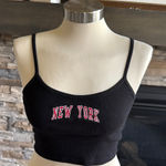 Brandy Melville  Black Tank with New York Logo Photo 0