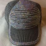 Gray Rhinestone Embellished Cap Photo 0
