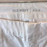 Old Navy White Cotton Pants Chino  Size 6 Tall Photo 3