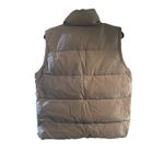 Puffer Vest Light Mauve Gray Oversized Zip Pockets Adjustable Women’s Sz S Photo 4