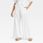 Merona Crisp White Linen Pants Photo 1