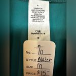 Green Blazer Kimono Boutique Brand Size M NWT! Made In USA Size M Photo 2