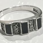 JACK JUDITH  Onyx Sterling Silver Ring Photo 7