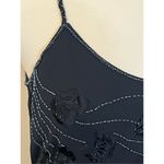 Night Scene Y2K Black Beaded Formal Dress L Black Size L Photo 3